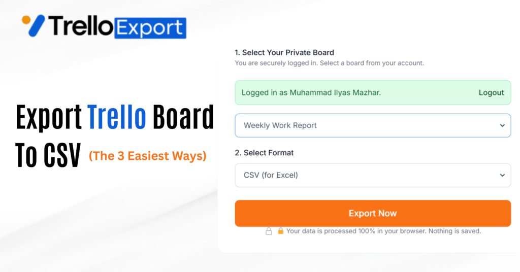 How to Export Trello Board to CSV